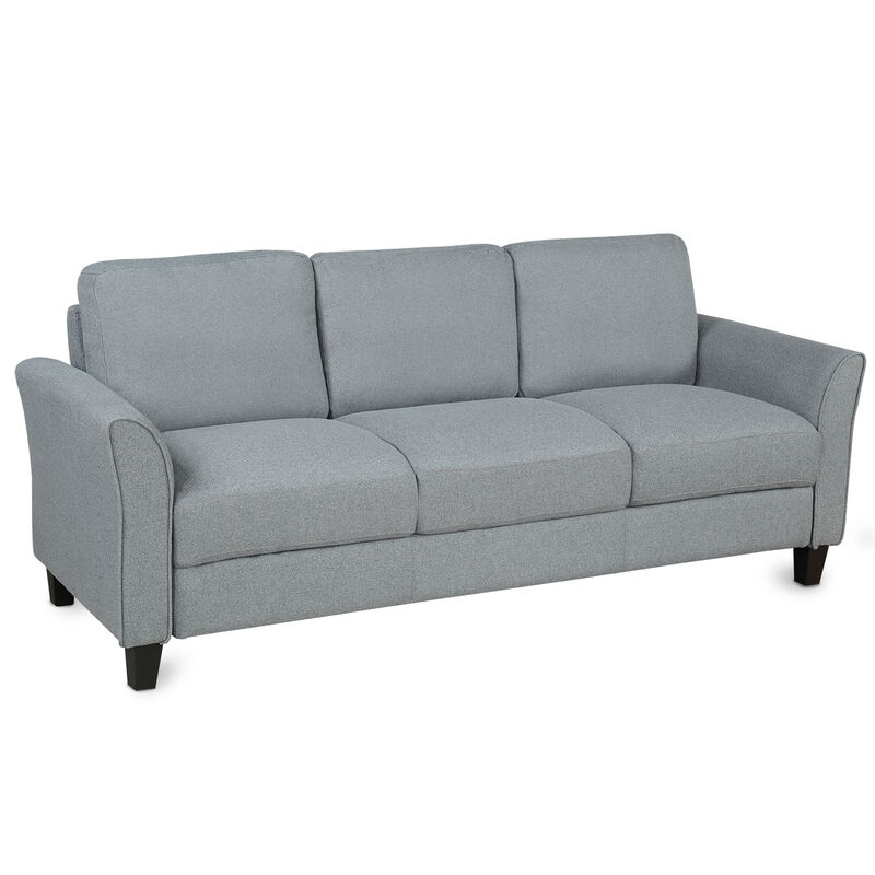 3-Seat Sofa Living Room Linen Fabric.