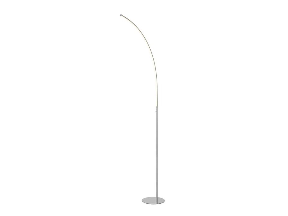 Curva Metal Minimalist Modern LED Integrated Floor Lamp