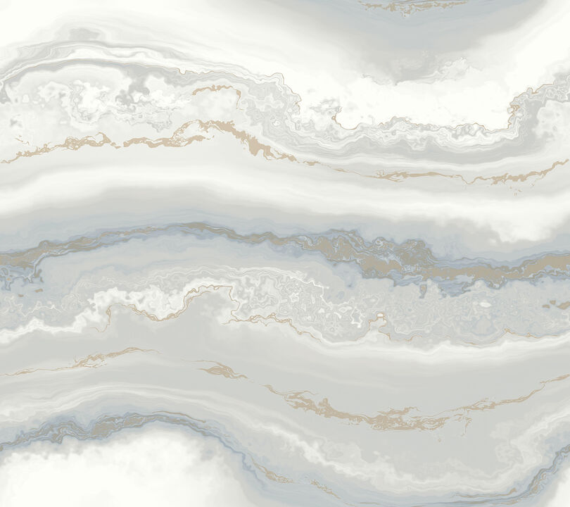 Shifting Sands Slate Blue Peel & Stick Wallpaper