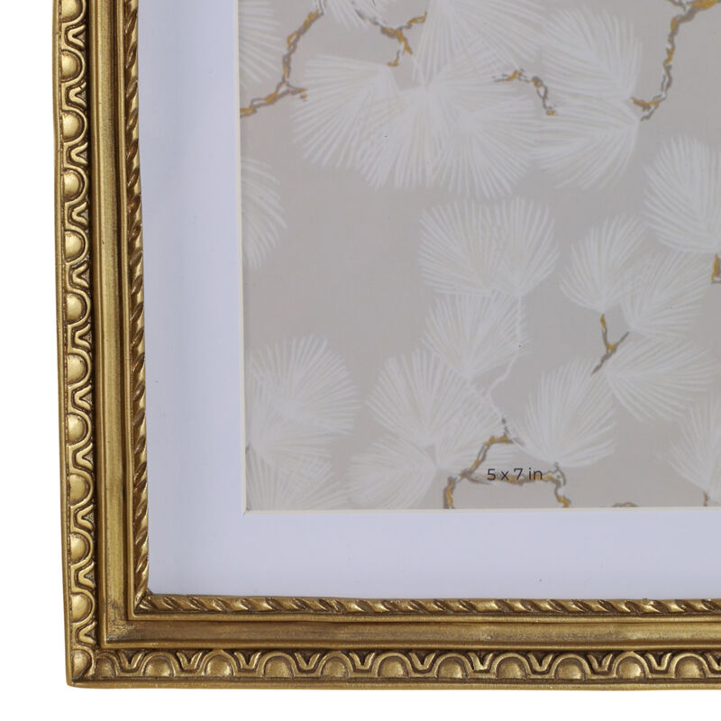 7x9 Photo Frame Matted To 5x7 Gilded Arch, Gold image number 4