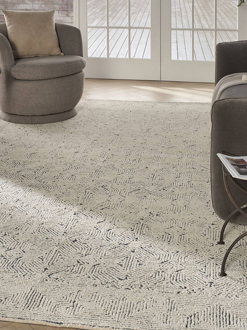 Colorado CLR05 Ivory/Navy 7'9" x 9'9" Rug