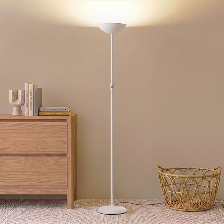 SkyLite White LED Floor Lamp