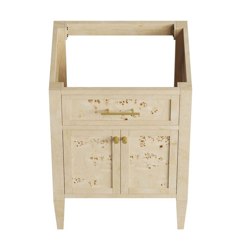 Modway Elysian 24 Wood Bathroom Vanity Cabinet (Sink Basin Not Included)