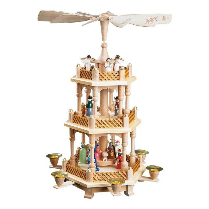 Pyramid - 3 tiers - Nativity