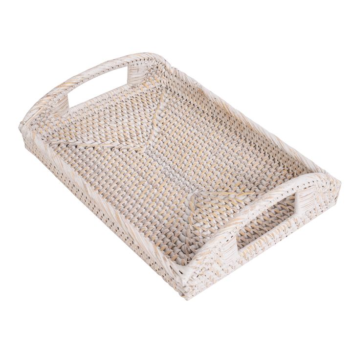 Saboga Home&trade; Rectangular Vanity Tray With High Handles