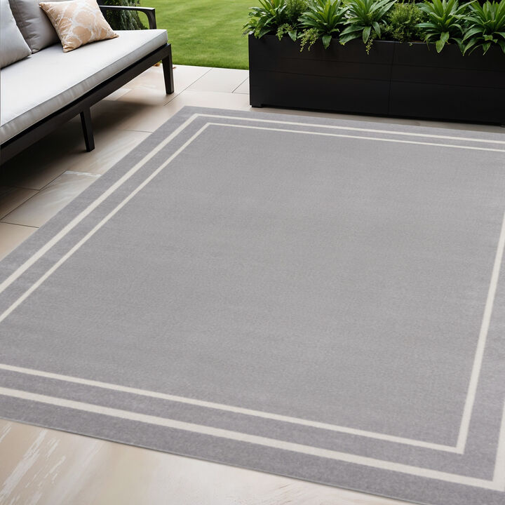 HomeRoots Indoor Outdoor Area Rug