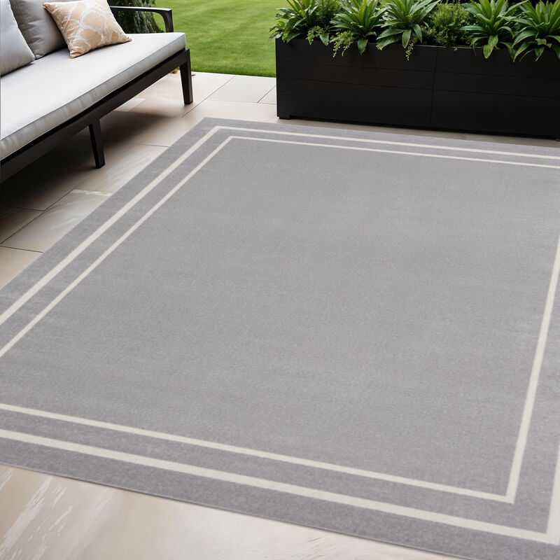 HomeRoots Indoor Outdoor Area Rug image number 1