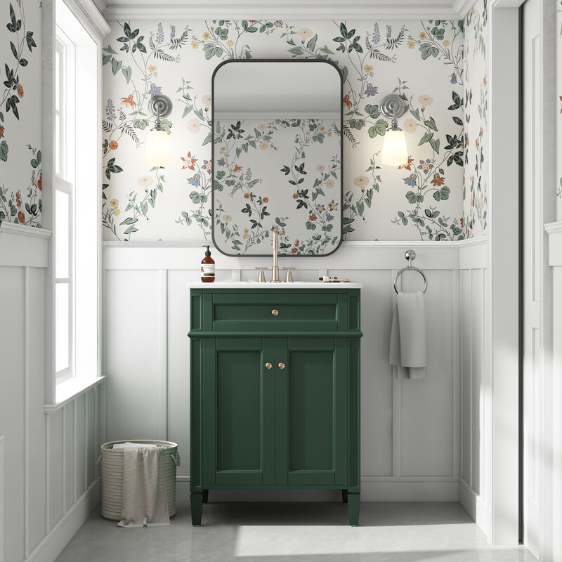 Nehird Bathroom Storage Cabinet with Sink image number 4