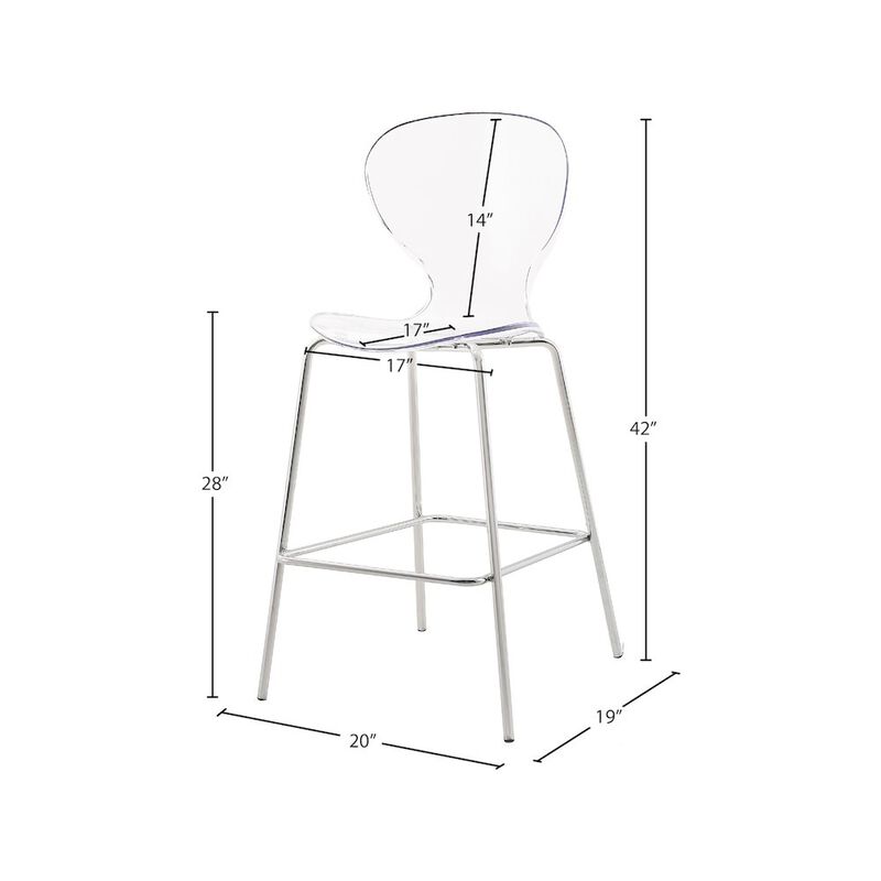 Meridian Furniture Clarion Stool, Set of 2