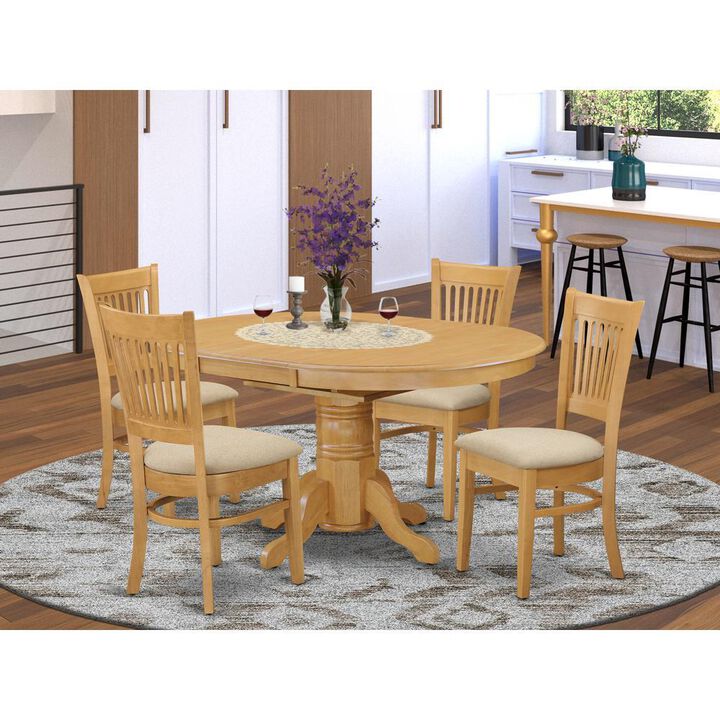 5 Pc Dining set-Table and 4 Dinette Chairs.
