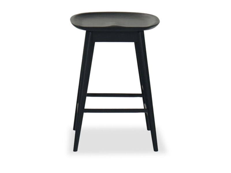 Hilton Backless Counter Stool in Black