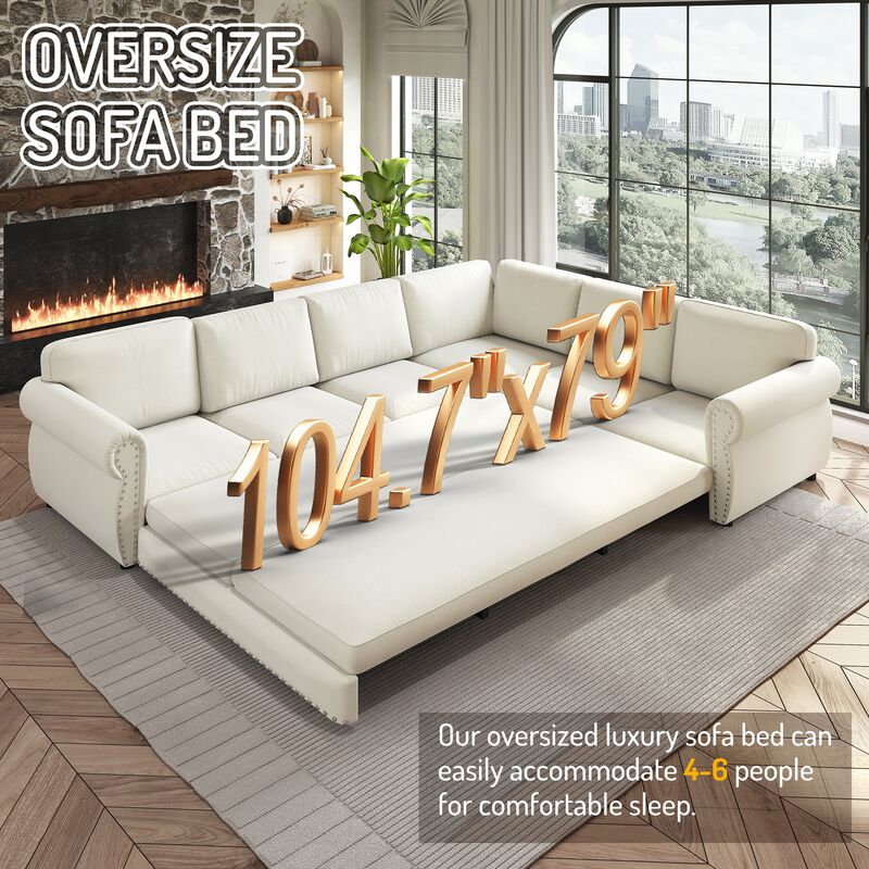 Daker Oversize L-Shaped Sofa image number 8