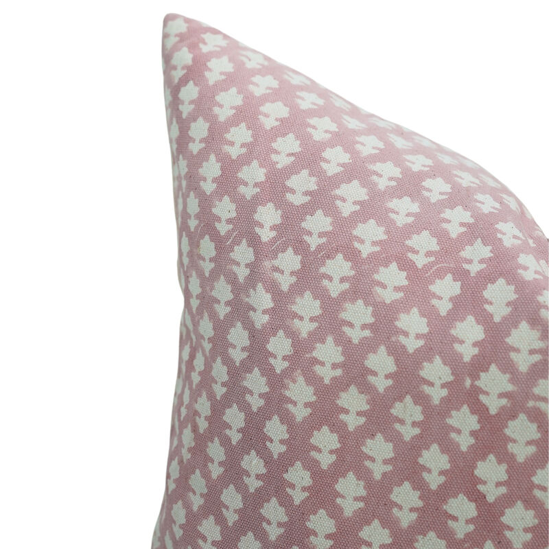 Boho Pink Cotton Cushioncase Throw Pillow Cover image number 6