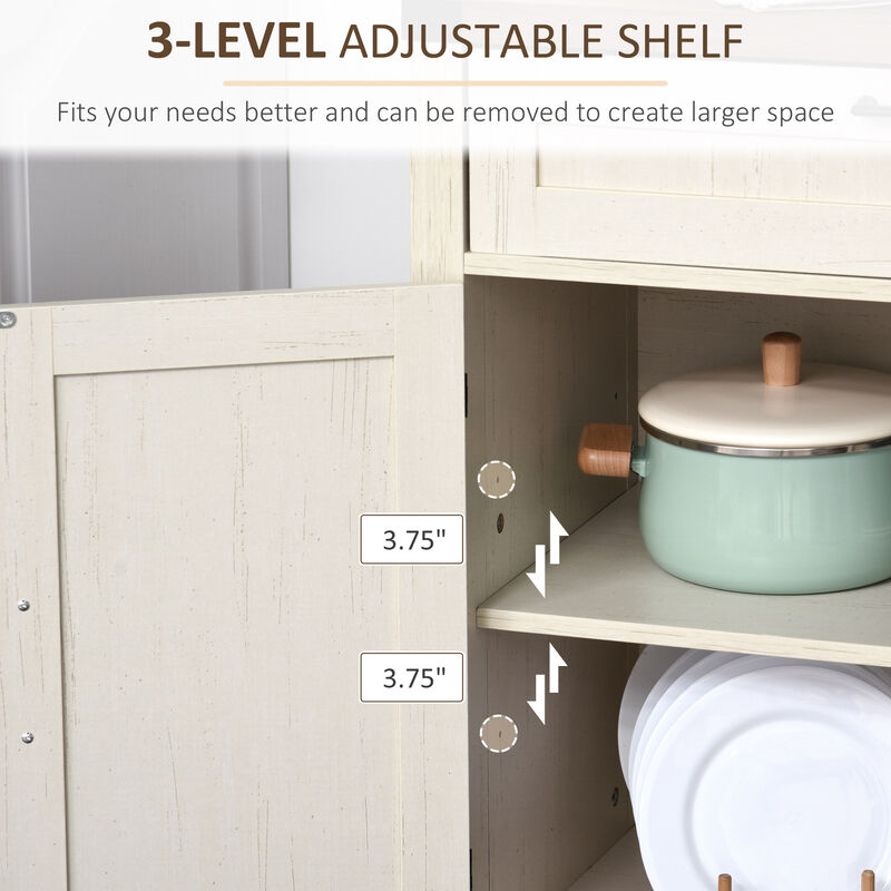 Wunmit Farmhouse Sideboard Buffet Cabinet image number 4