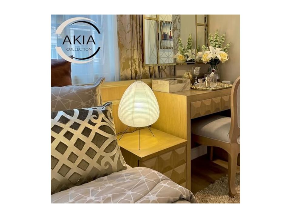 Dimmable Paper Table Lantern For Bedroom Desk