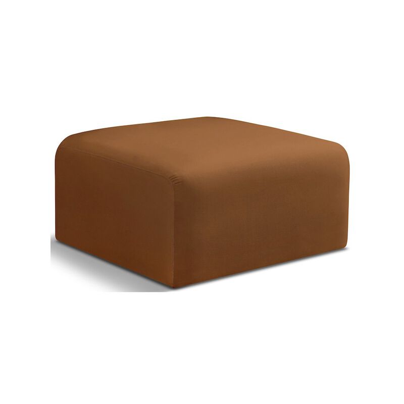 Meridian Furniture Arc Vegan Leather Ottoman