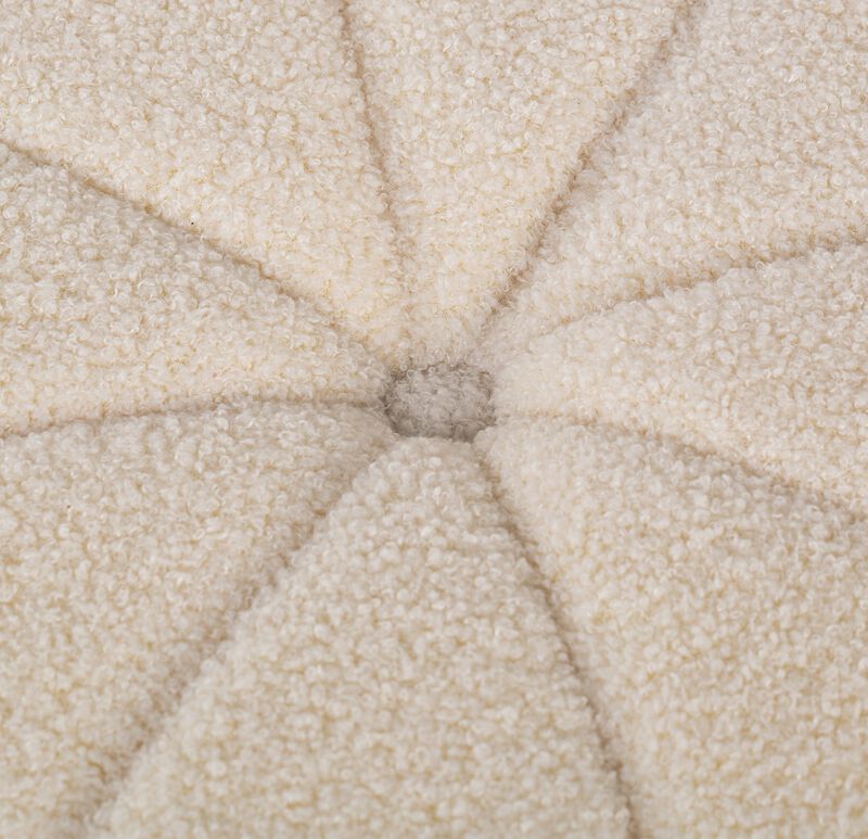 Living Room Pouf with Stripes