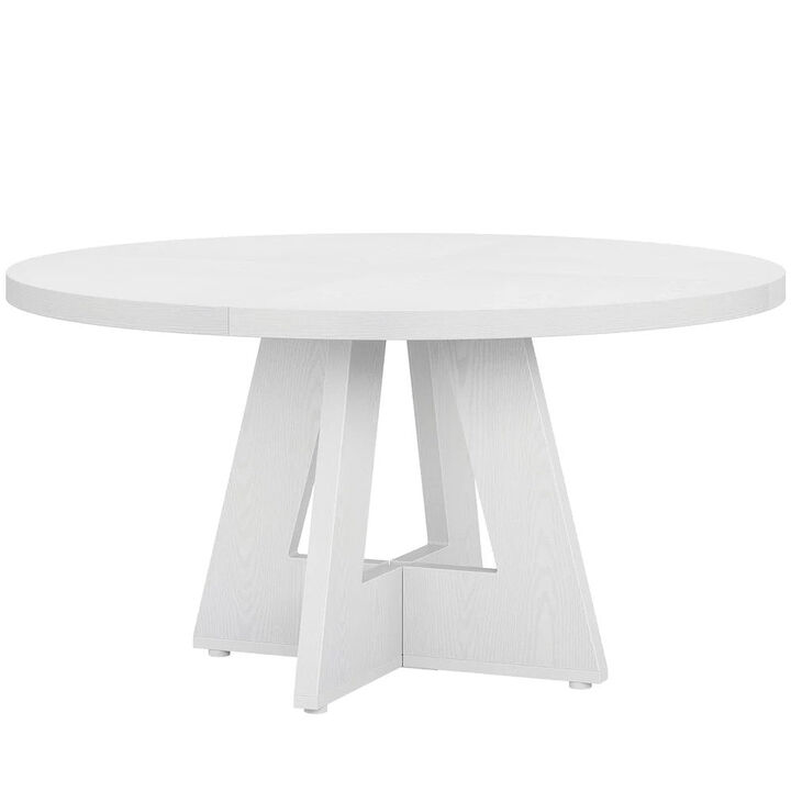 Tribesigns Round Dining Table for 4
