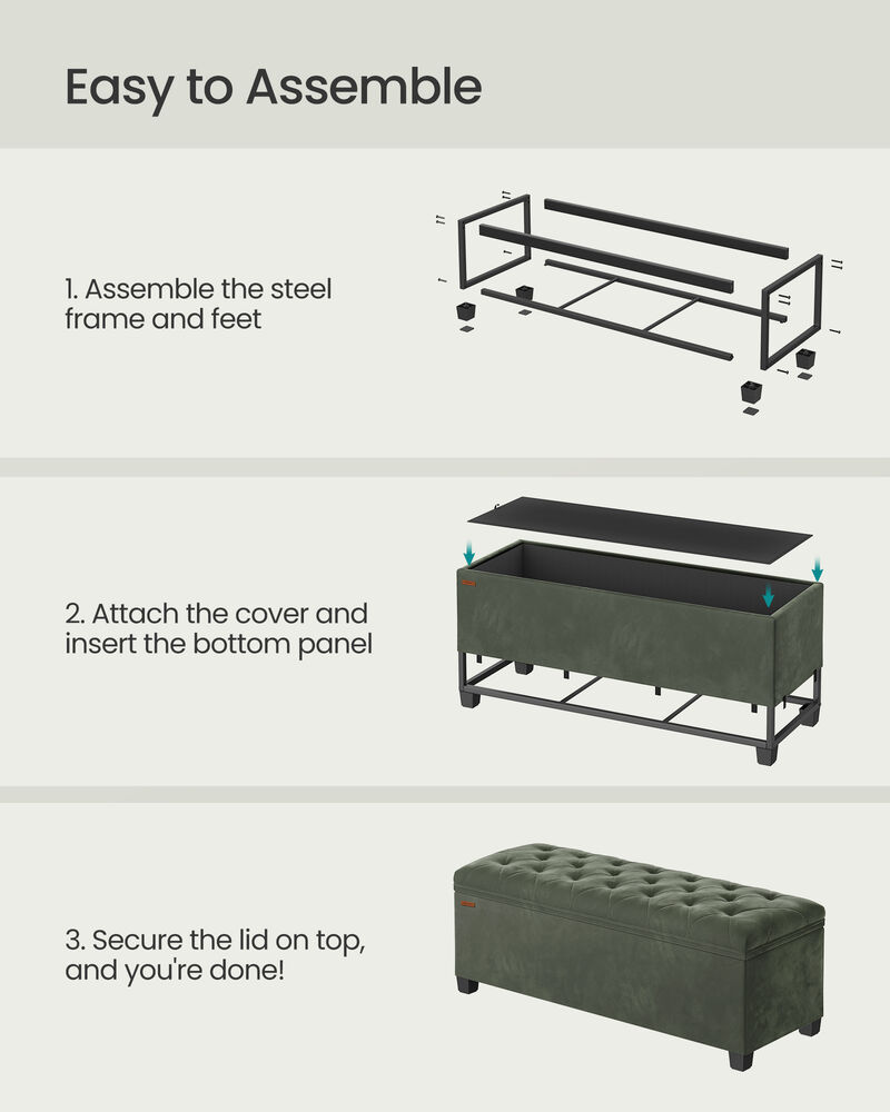 Mini Footstool Ottoman with Legs &ndash; Padded Small Footrest for Comfort and Style in Any Room