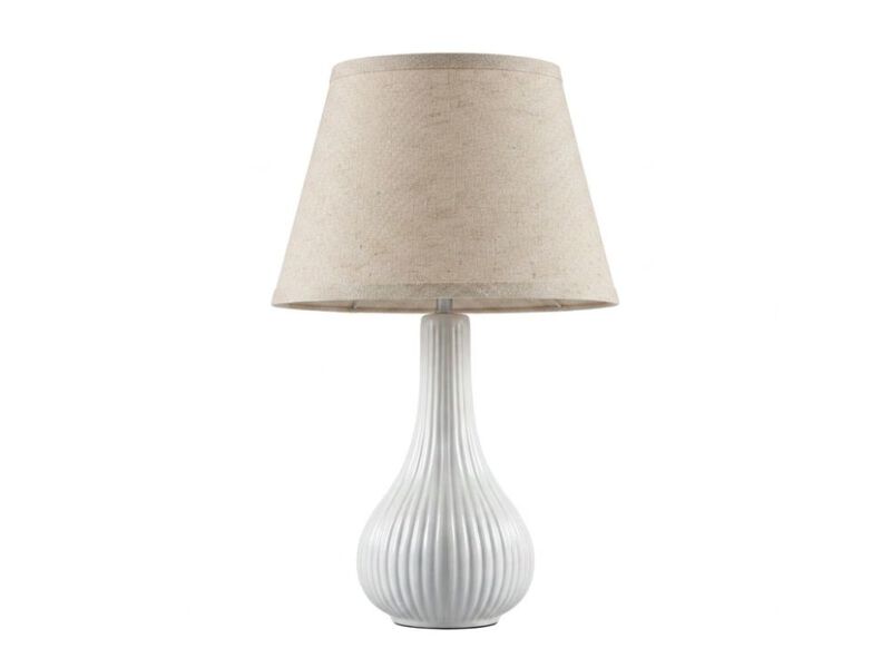 Modern Ceramic Desk Lamps Set Of 2 For Living Room Bedroom Nightstand White image number 0