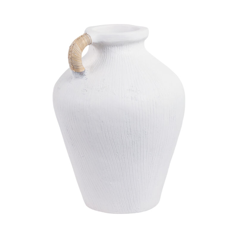 17" Textured Terracotta Vase image number 1