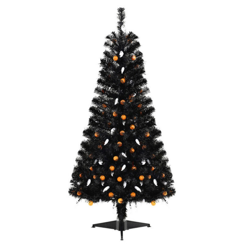 4.5ft Christmas Tree with Spooky Lights and Music image number 0