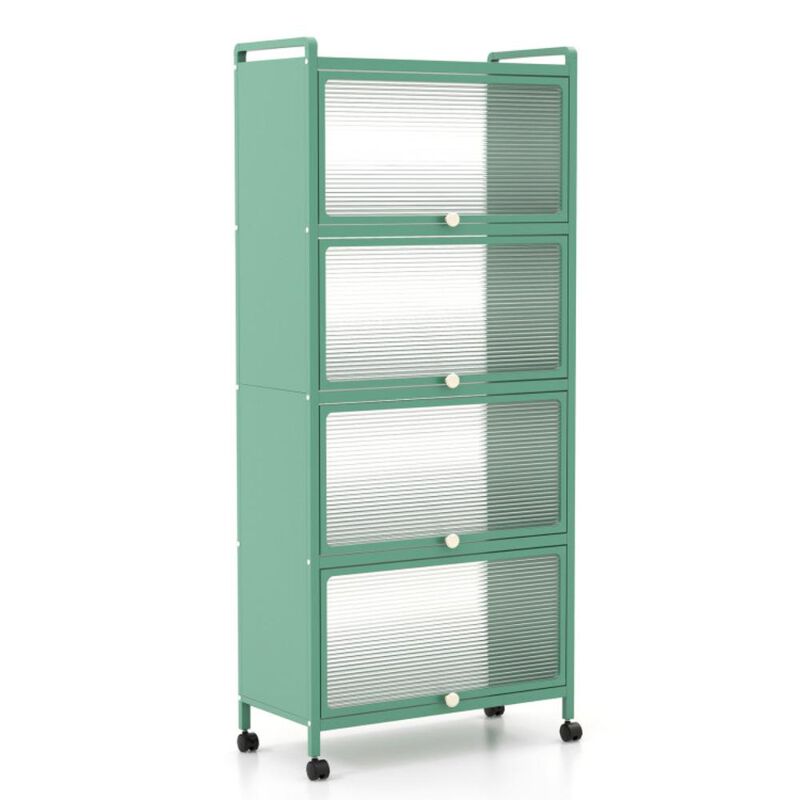 Hivvago 5-Tier Kitchen Baker's Rack with Flip-up PC Doors