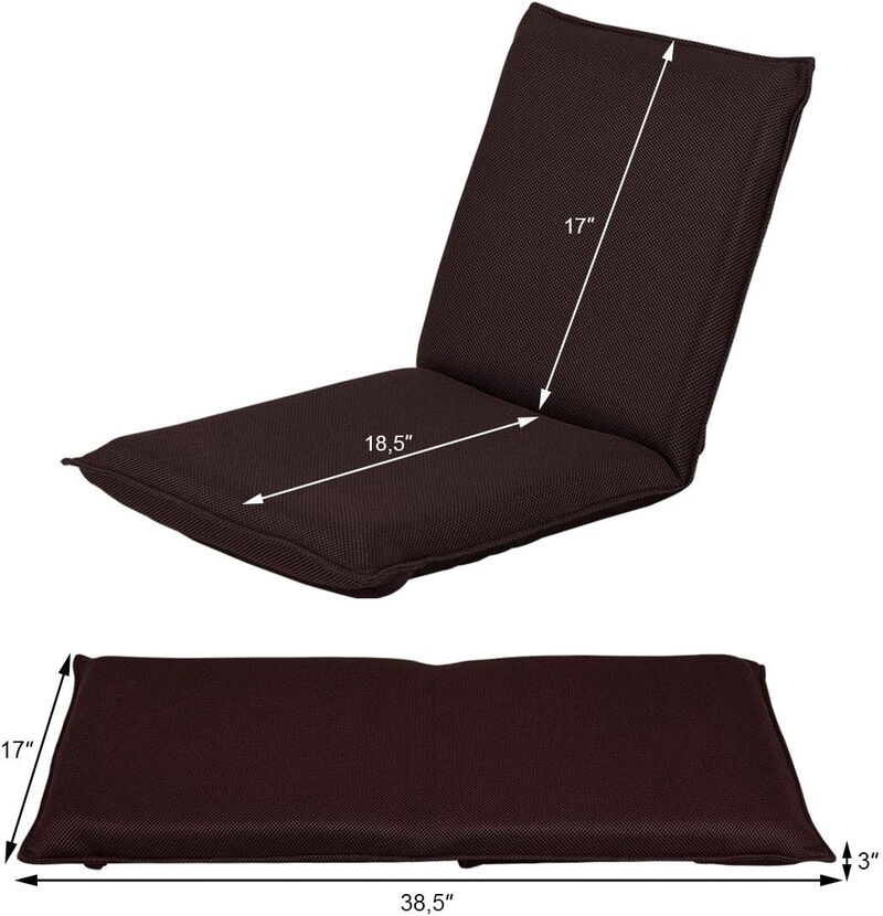 Adjustable 6 positions Folding Lazy Man Sofa Chair Floor Chair