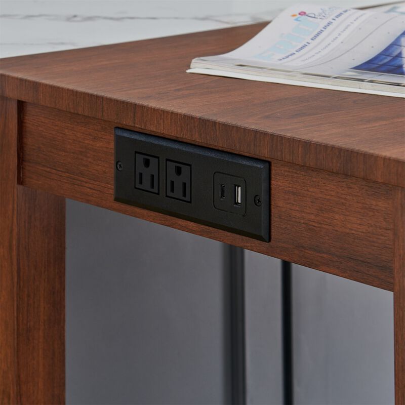 Peldze 4‑Piece Industrial Bar Table Set image number 3