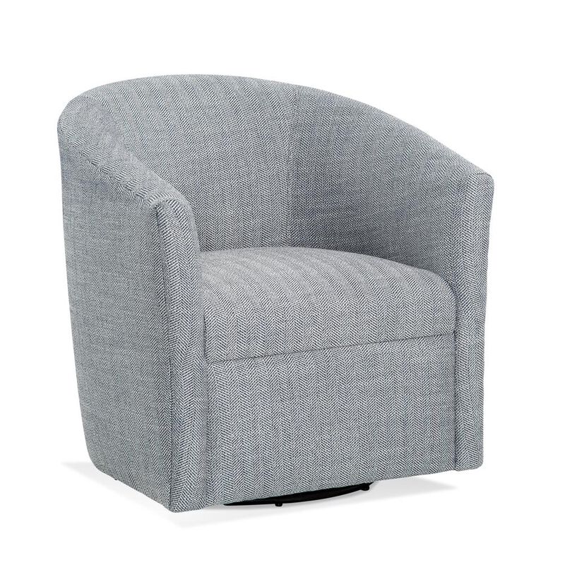 Comfort Pointe Lynton Swivel Chair - Indigo