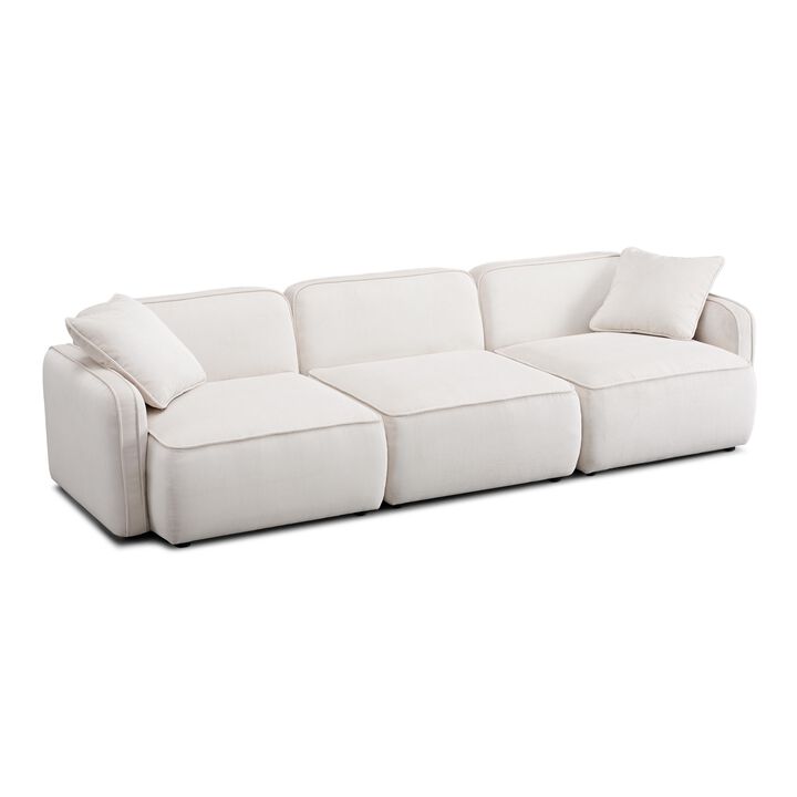 Travie Performance Corduroy Velvet Modular Sofa