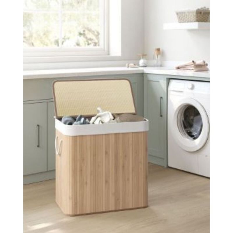 39.6-Gallon Laundry Hamper with Lid Large Capacity