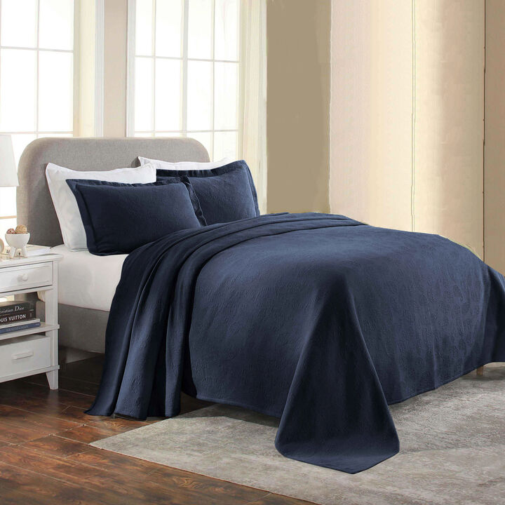 Lightweight Cotton Bedspread Set with Matching Shams