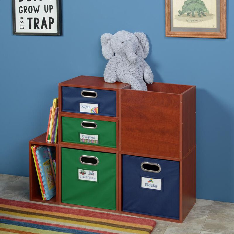 Niche Cubo Storage Set- 3 Half Size Cubes- Warm Cherry