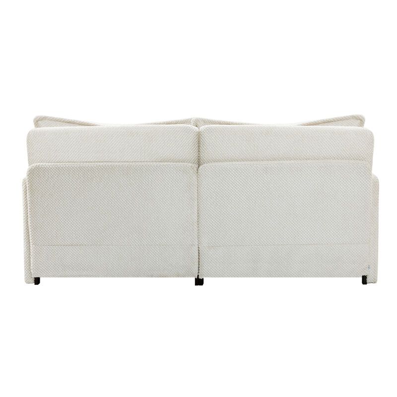 Merax 3-in-1 Corduroy Convertible Sleeper Sofa Couch