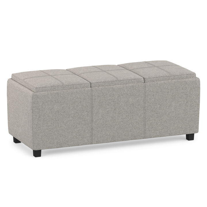 Simpli Home Avalon Storage Ottoman