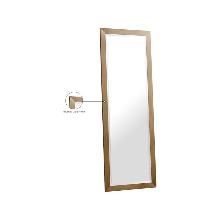 Meridian Furniture Hepburn Gold Mirror