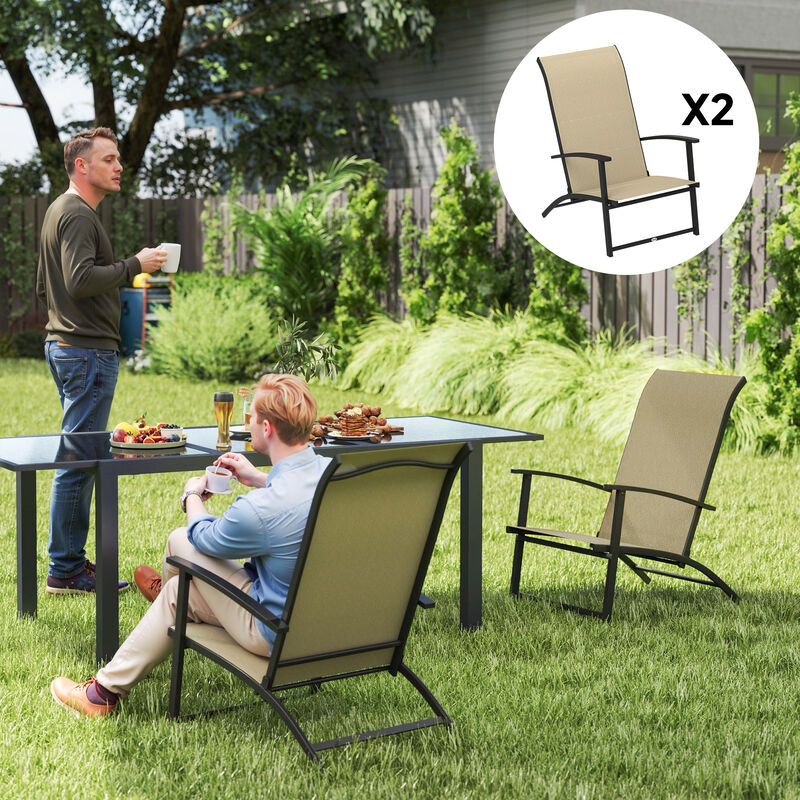 Modern Dining Chairs with Comfortable Seating for Outdoor Dining image number 4