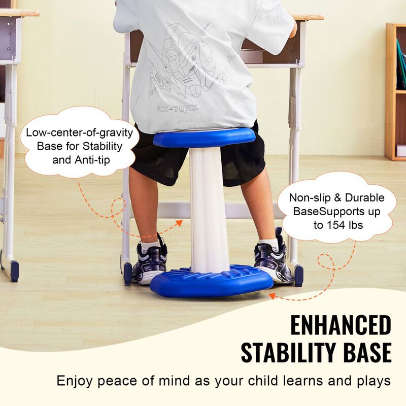 Active Wobble Chair for Kids with Cushioned Seat Improves Focus and Posture image number 3