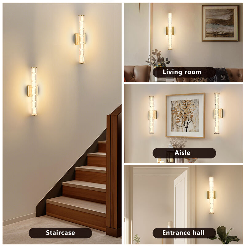 3.5 in. 1-Light LED Wall Sconce with Iron Shade (Set of 2) image number 4