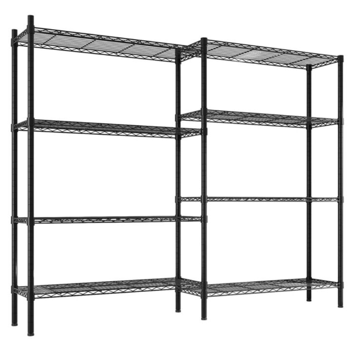 Adjustable Storage Shelves Versatile and Space-Saving Organizer for Home, Office, or Garage Use