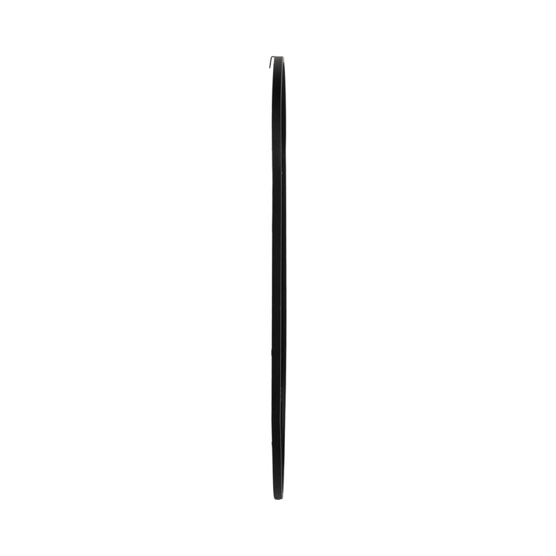 Metal, 20x40 Capsule Mirror, Black image number 2