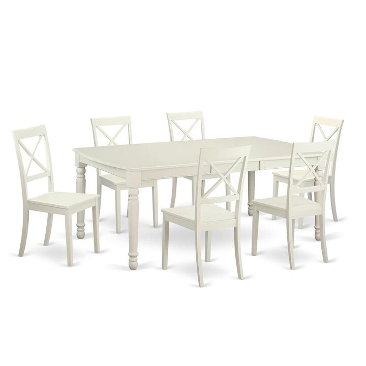 7  PC  Dining  room  set  for  6-Dinette  Table  and  6  Dining  Chairs