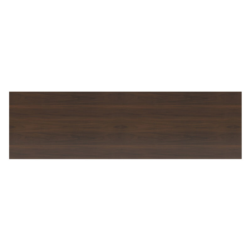 Bedford SOLID WOOD 62 inch Wide Transitional Wide Storage Cabinet in Dark Tobacco Brown image number 6