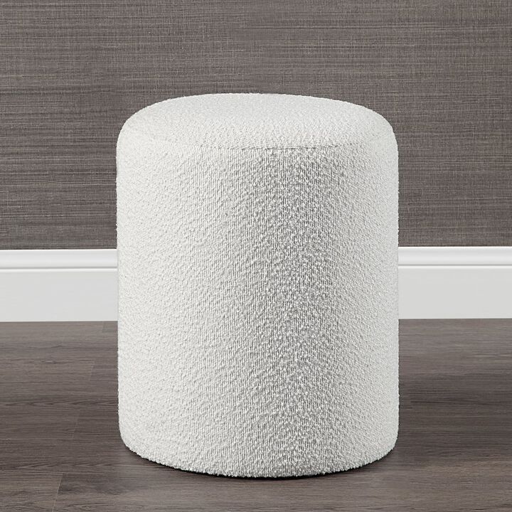 Renwil Corbin Ottoman In Cream Color