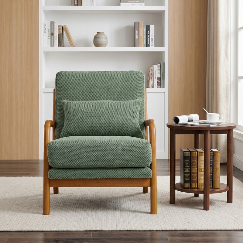 Zitrig Wooden Lounge Chair image number 2