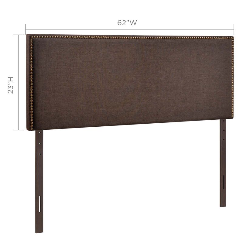 Modway - Region Nailhead Queen Upholstered Headboard image number 3