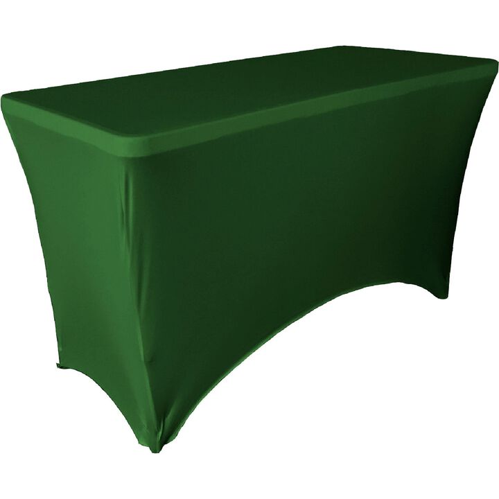 Fitted Rectangular Spandex Tablecloth for Weddings, Trade Shows and Parties