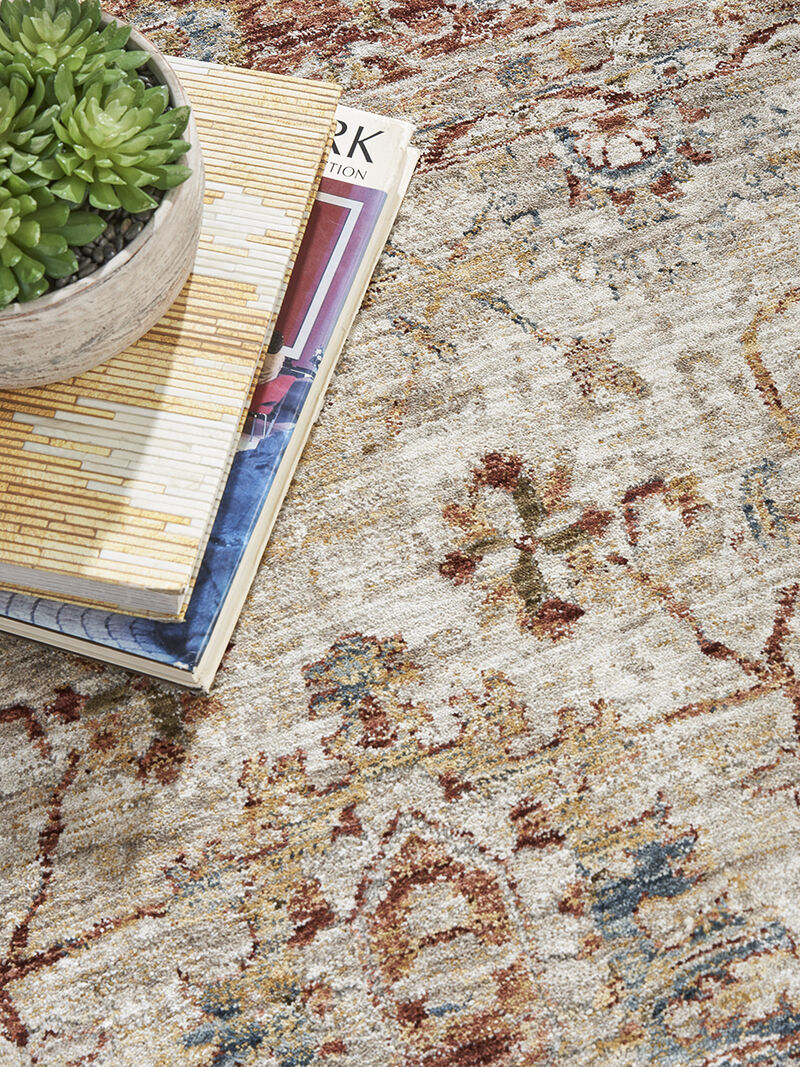 Sahar SHR02 Ivory 5'3" x 7'8" Rug