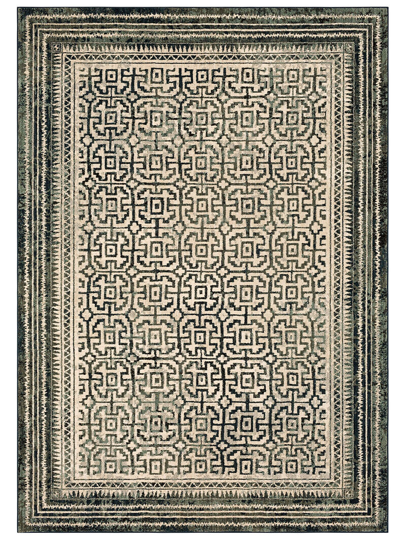 Rendition by Stacy Garcia Home Adras Blue Teal 8' X 11' Rug